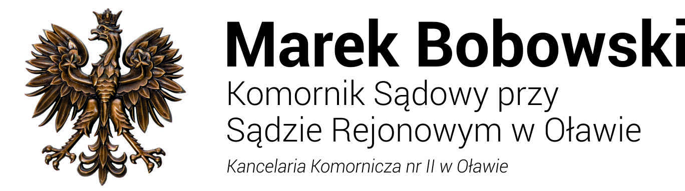 Komornik Marek Bobowski